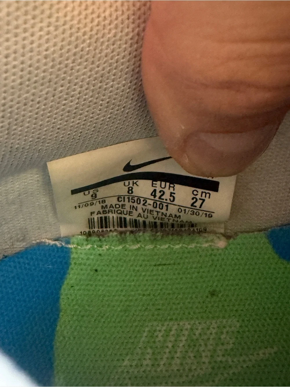 Nike size great